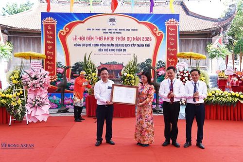 Khai hội đền thờ Khúc Thừa Dụ và công bố điểm du lịch cấp thành phố