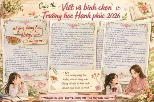 Những bông hoa không cần nở đúng mùa