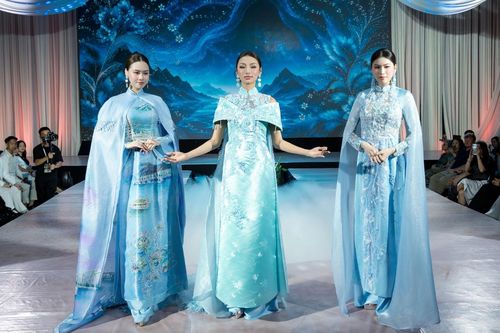 Nhà thiết kế Việt gây chú ý khi đưa ký ức tuổi thơ và hồn Huế lên áo dài