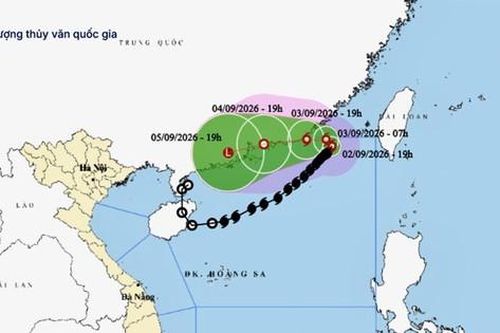 Bão số 5 khi nào suy yếu?