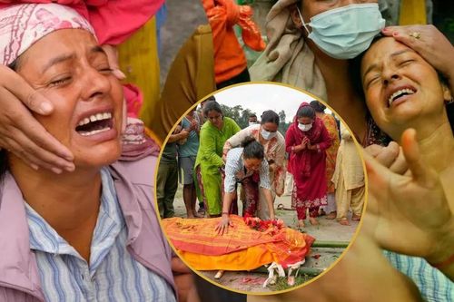 Xót xa mẹ nghẹn ngào tiễn con trai 21 tuổi trong tấm vải liệm sau lũ quét