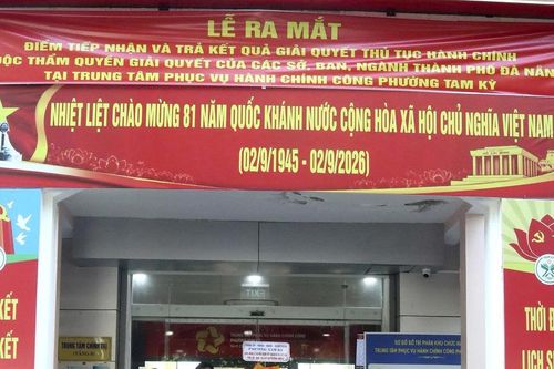 Đà Nẵng: Đặt điểm tiếp nhận thủ tục cấp sở tại Tam Kỳ