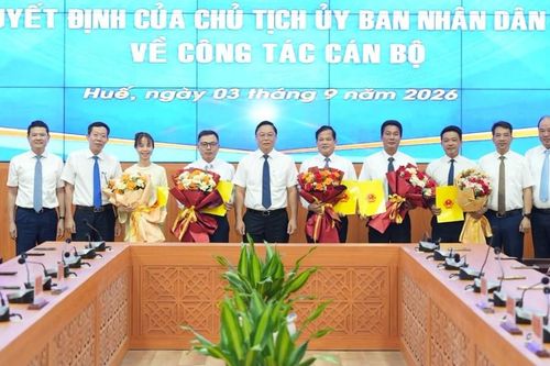 Kiện toàn cán bộ lãnh đạo Sở VHTTDL TP.Huế sau khi hợp nhất