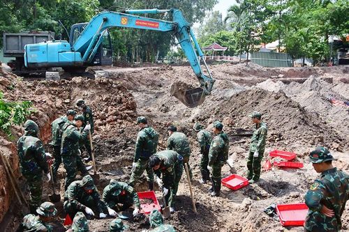 TP.HCM quy tập được 564 bộ hài cốt liệt sĩ tại Công viên Lê Thị Riêng