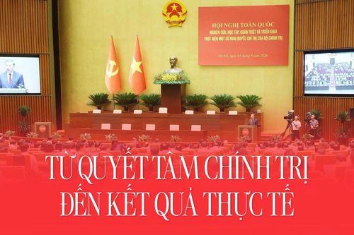 Từ quyết tâm chính trị đến kết quả thực tế
