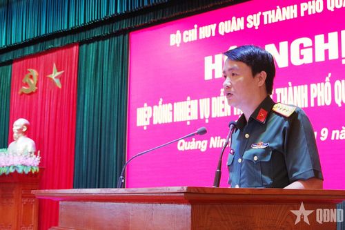 Quảng Ninh: Hiệp đồng triển khai nhiệm vụ diễn tập khu vực phòng thủ thành phố Quảng Ninh năm 2026