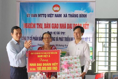 Xây 20 ngôi nhà 'Đại đoàn kết' cho hộ nghèo, cận nghèo
