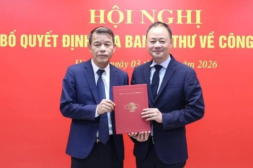 Công bố quyết định của Ban Bí thư về công tác cán bộ