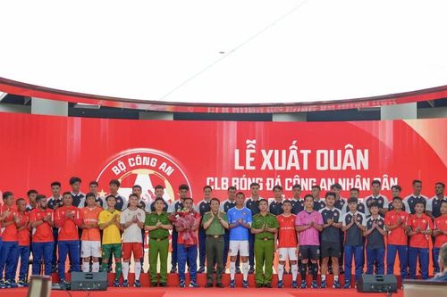 CLB Công an Nhân dân ra mắt loạt tân binh, phấn đấu thăng hạng V.League