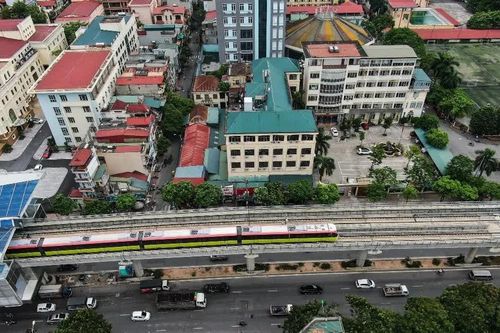 Hai tuyến đường sắt đô thị Hà Nội vận chuyển hơn 400.000 khách dịp lễ 2/9