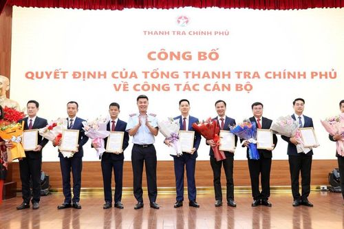 9 sĩ quan công an biệt phái về Thanh tra Chính phủ