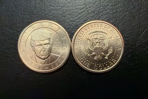 Mỹ phát hành đồng xu in hình Tổng thống Trump