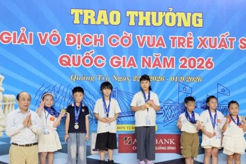 Đà Nẵng giành 11 huy chương tại Giải vô địch cờ vua trẻ xuất sắc quốc gia