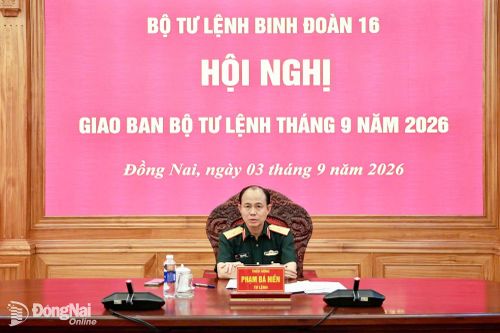 Binh đoàn 16 phấn đấu hết quý III đạt 94% kế hoạch năm 2026