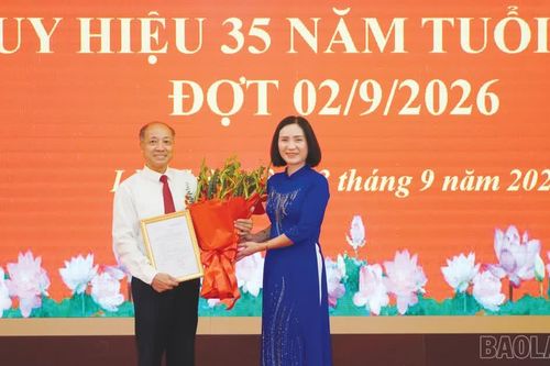 Lào Cai tặng, truy tặng Huy hiệu Đảng đợt 2/9 đối với 4.802 đảng viên