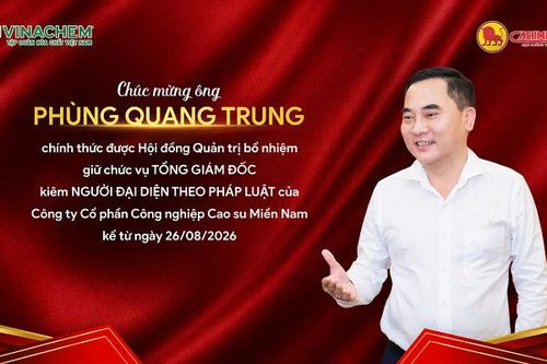 Ông Phùng Quang Trung được bổ nhiệm Tổng Giám đốc Casumina
