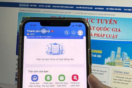 Hà Nội: Ra mắt Mini App 'Bản đồ mưa ngập' trên iHanoi