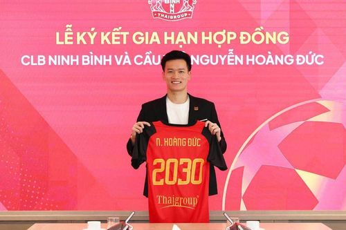 Tiền vệ Nguyễn Hoàng Đức ký hợp đồng mới, tiếp tục dẫn dắt Ninh Bình đến năm 2030