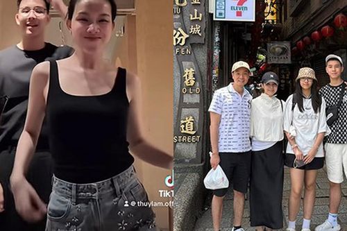 Con trai Hoa hậu Thùy Lâm gây sốt khi 'đu trend' cùng mẹ