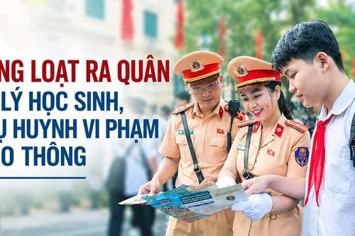 Từ 4/9, ra quân xử lý học sinh, phụ huynh vi phạm giao thông
