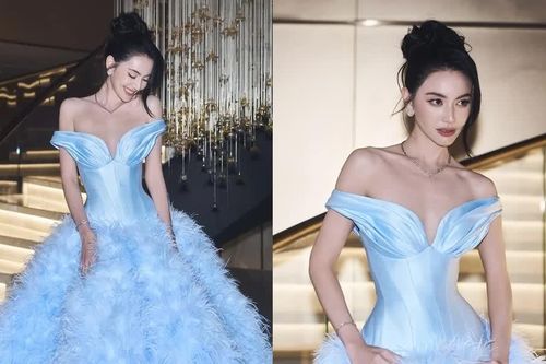 Mai Davika xinh như công chúa cổ tích trong thiết kế dạ hội của Lê Thanh Hòa