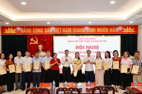 MTTQ tỉnh Thái Nguyên tiếp nhận công chức từ Ban Tuyên giáo Tỉnh ủy