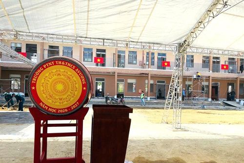 Trường liên cấp xã biên giới A Vương sẵn sàng đón học sinh