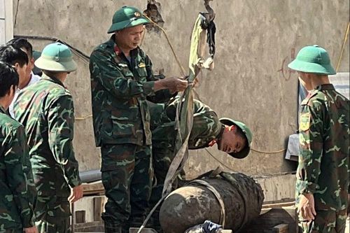 Hải Phòng: Di dời quả bom nặng 300kg ra khỏi khu dân cư