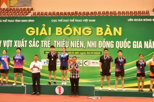 Bóng bàn Công an nhân dân và dấu ấn từ công tác đào tạo trẻ