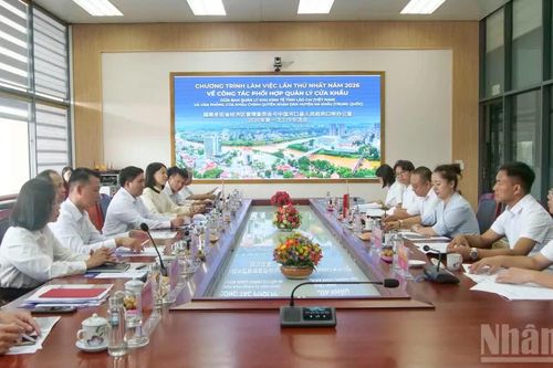 Phối hợp quản lý cửa khẩu trên biên giới Lào Cai