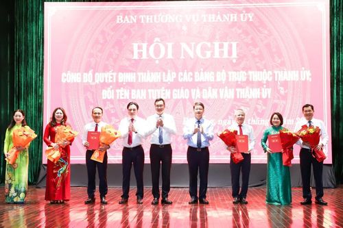 Thành ủy Đà Nẵng thành lập 2 Đảng bộ trực thuộc, đổi tên Ban Tuyên giáo và Dân vận Thành ủy
