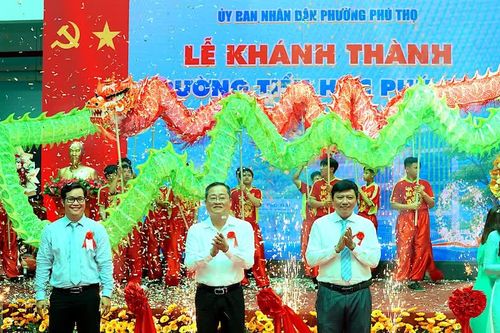 Phường Phú Thọ khánh thành trường tiểu học trên 61 tỷ đồng