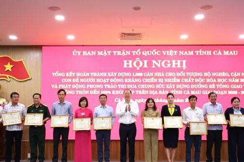 Tỉnh Cà Mau xây dựng 1.069 căn nhà cho đối tượng khó khăn về nhà ở