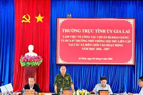 Trường nội trú liên cấp ở Gia Lai hân hoan trước ngày khai giảng năm học