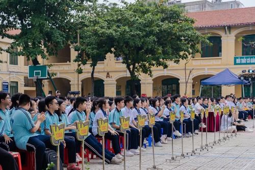 Điểm cầu khai giảng của Hải Phòng đặt tại ngôi trường 106 tuổi