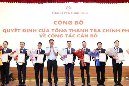 Thanh tra Chính phủ tiếp nhận 9 sĩ quan Công an Nhân dân biệt phái