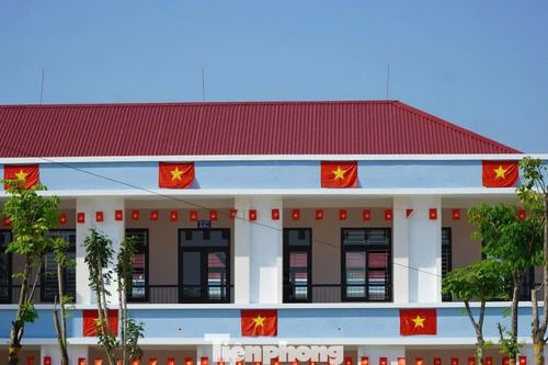 Diện mạo trường nội trú liên cấp 160 tỷ đồng trước ngày khai giảng