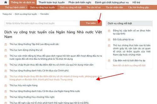 Ngân hàng Nhà nước chuyển 9 dịch vụ công trực tuyến sang hệ thống mới