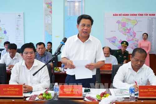 Rà soát phương án phát triển hạ tầng Cửa khẩu quốc tế Mộc Bài
