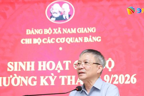 Nam Giang nâng chất lượng sinh hoạt chi bộ Đảng gắn với hiệu quả công việc