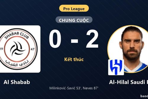 Al-Hilal Saudi FC củng cố ngôi đầu Pro League, đẩy Al Shabab lún sâu ở nhóm dưới