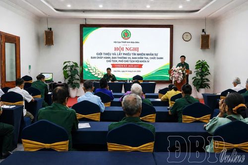 Lấy phiếu tín nhiệm nhân sự Hội Cựu Thanh niên xung phong tỉnh khóa IV