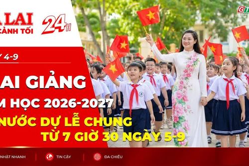 Khai giảng năm học 2026-2027: Cả nước dự lễ chung từ 7 giờ 30 ngày 5-9