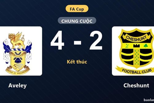 Aveley đánh bại Cheshunt 4-2 tại vòng loại FA Cup