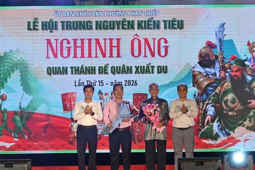 Khai mạc Lễ hội Trung Nguyên Kiến Tiêu phường Phan Thiết lần thứ 15