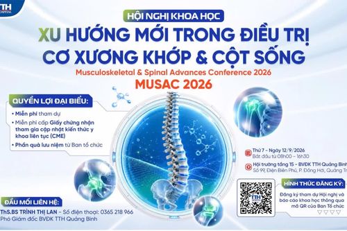 Bệnh viện đa khoa TTH Quảng Bình: Hội nghị khoa học 'Xu hướng mới trong điều trị cơ xương khớp & cột sống năm 2026'