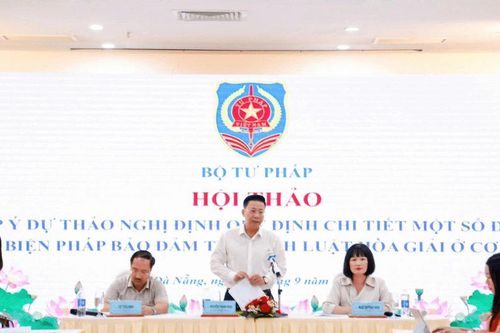 Hội thảo góp ý dự thảo Nghị định quy định chi tiết một số điều và biện pháp bảo đảm thi hành Luật Hòa giải ở cơ sở