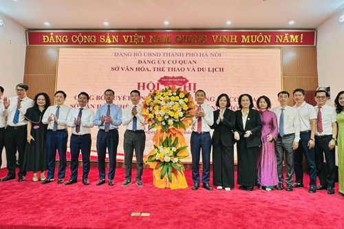 Thành lập Đảng bộ cơ quan Sở Văn hóa, Thể thao và Du lịch thành phố Hà Nội