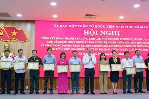 Cà Mau hoàn thành 1.069 căn nhà cho hộ khó khăn