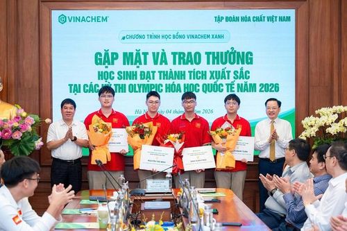 Vinachem vinh danh học sinh xuất sắc tại các kỳ thi Olympic Hóa học quốc tế